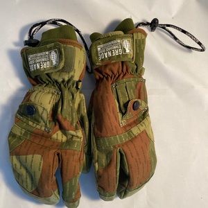 Grenade snowboard leather mittens gloves XL